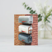 CARTE POSTALE MAIL BOX POST BOX POSTCROSSING (Debout devant)