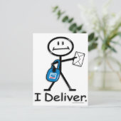 Carte Postale Mail Carrier (Debout devant)
