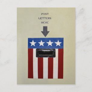 Carte Postale Mail Drop on the USS Battleship Alabama"