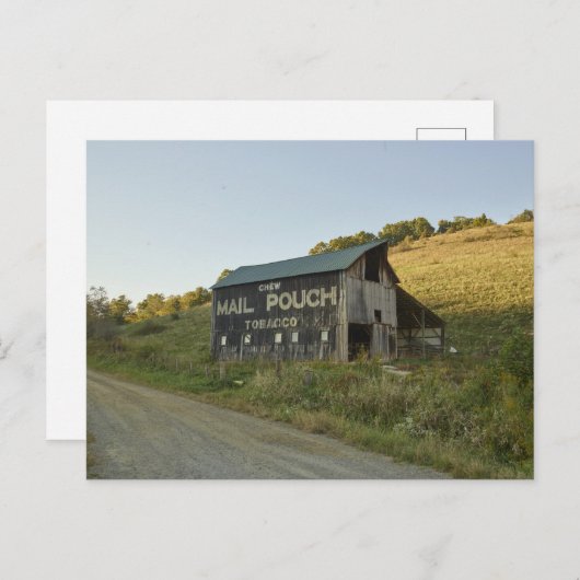 Carte Postale Mail Pouch Grange dans le comté de Stark, Ohio (Devant / Derrière)