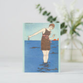 Carte Postale maillot de bain par George Barbier (Debout devant)