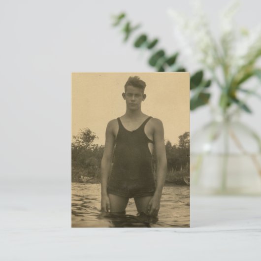 Carte Postale Maillot nageur (Debout devant)