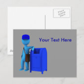 Carte Postale Mailman (Devant / Derrière)