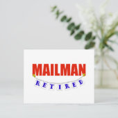 CARTE POSTALE MAILMAN RETRAITÉ (Debout devant)