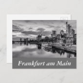 Carte Postale Main à Francfort-sur-le-Main (Devant / Derrière)