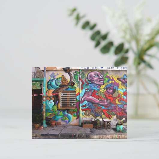 Carte Postale Main Artiste (Debout devant)