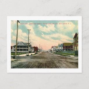Carte Postale Main Ave, Bay Head, New Jersey Vintage