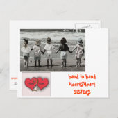 Carte Postale main coeur2coeur (Devant / Derrière)