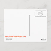 Carte Postale main coeur2coeur (Dos)