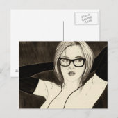 Carte Postale Main dans Glove (Devant / Derrière)