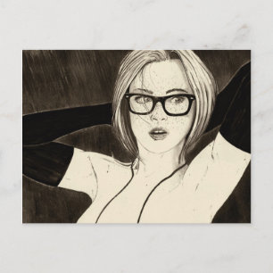 Carte Postale Main dans Glove