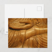 Carte Postale main de Bouddha (Devant / Derrière)