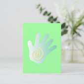 Carte Postale Main de guérison (Debout devant)