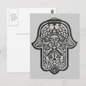 Carte Postale Main de henné de Hamsa (Original) (Devant / Derrière)