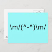 Carte Postale Main de roche (Devant / Derrière)