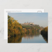 Carte Postale Main et Forteresse Marienberg, Würzburg (Devant / Derrière)