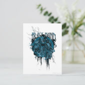 Carte Postale Main noire - Collage graphique (Debout devant)