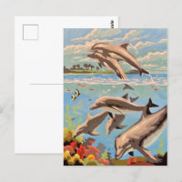 Main Painted by Number | Dolphins |