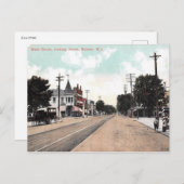 Carte Postale Main St., Belmar, New Jersey 1906 (Devant / Derrière)