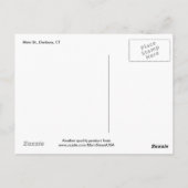 Carte Postale Main St, Danbury, CT Vintage (Dos)