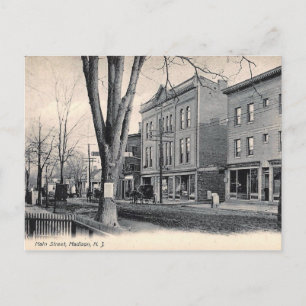 Carte Postale Main St, Madison, New Jersey 1908