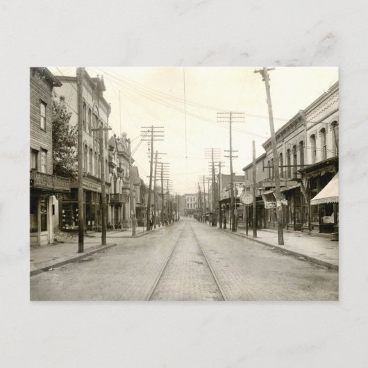 Carte Postale Main St. Nanticoke Pa. 1906 (Devant)
