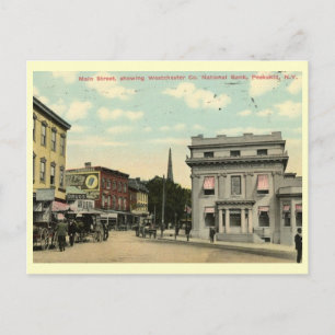 Carte Postale Main St, Peekskill, New York Vintage