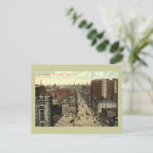 Carte Postale Main Street, Buffalo NY 1912 Vintage (Debout devant)