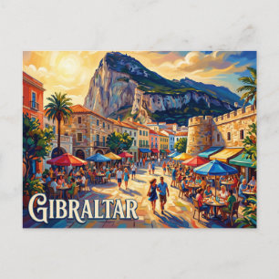 Carte Postale Main Street & Casemates Square, Gibraltar