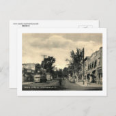 Carte Postale Main Street, Chatham, New Jersey Vintage (Devant / Derrière)