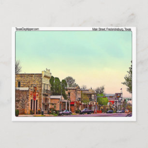 Carte Postale Main Street, Fredericksburg, TX