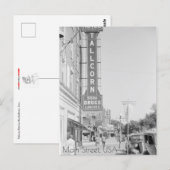 Carte Postale Main Street, Marshalltown, Iowa (Devant / Derrière)