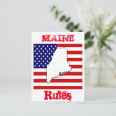 CARTE POSTALE MAINE (Debout devant)