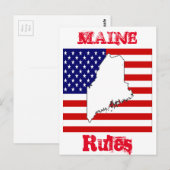 CARTE POSTALE MAINE (Devant / Derrière)