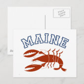 Carte Postale Maine (Devant / Derrière)