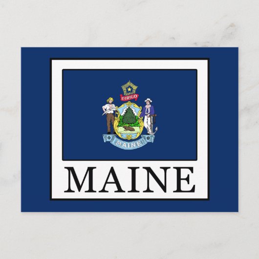 Carte Postale Maine (Devant)