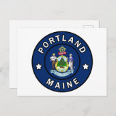 Carte Postale Maine (Devant / Derrière)