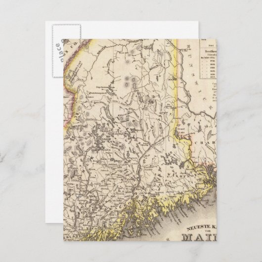 Carte Postale Maine 4 (Devant / Derrière)