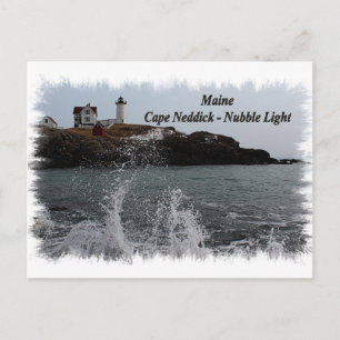 Carte Postale Maine Cape Neddick - Nubble Light