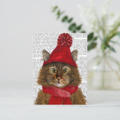 Carte Postale Maine Coon (Debout devant)