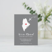 Carte postale MAINE de l'État de déplacement (Debout devant)