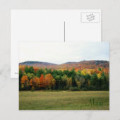 Carte Postale Maine Foliage (Devant / Derrière)