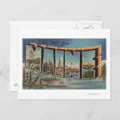 Carte Postale Maine (Hiver)Grandes Scènes de lettres (Devant / Derrière)