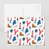 Carte postale Maine Icons (Devant / Derrière)