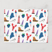 Carte postale Maine Icons (Devant)