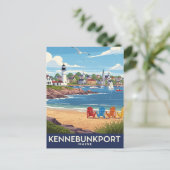 Carte Postale Maine Kennebunkport Travel (Debout devant)