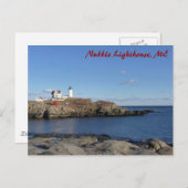Carte Postale Maine Lighthouse (Devant / Derrière)
