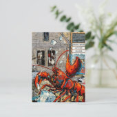 Carte Postale Maine Lobster Breaking Ice (Debout devant)