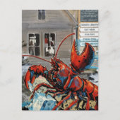 Carte Postale Maine Lobster Breaking Ice Cube (Devant)