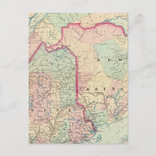 Carte Postale Maine (N.-B.) (Devant)